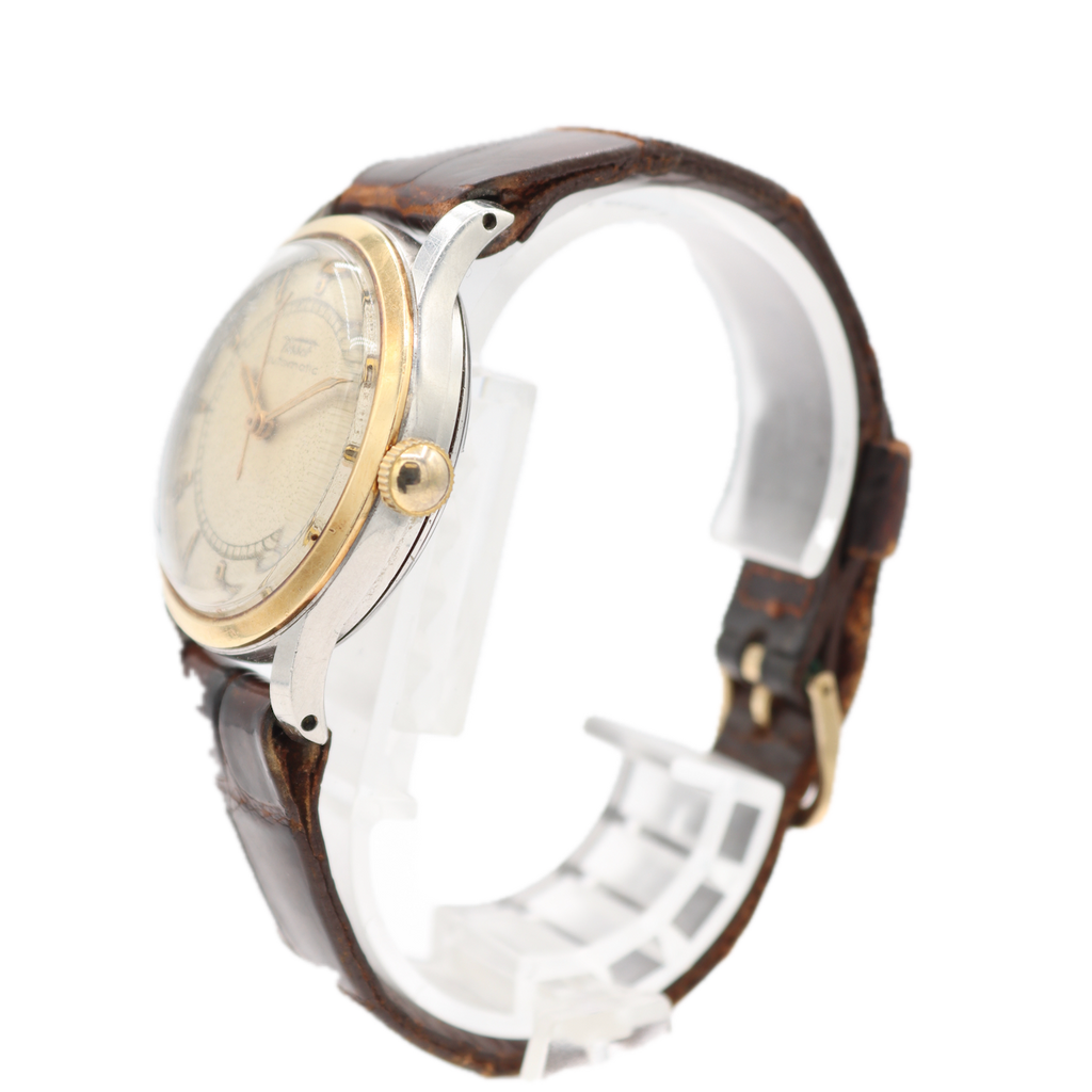 Vintage Tissot Men's Bumper Automatic Wristwatch 28.5-21