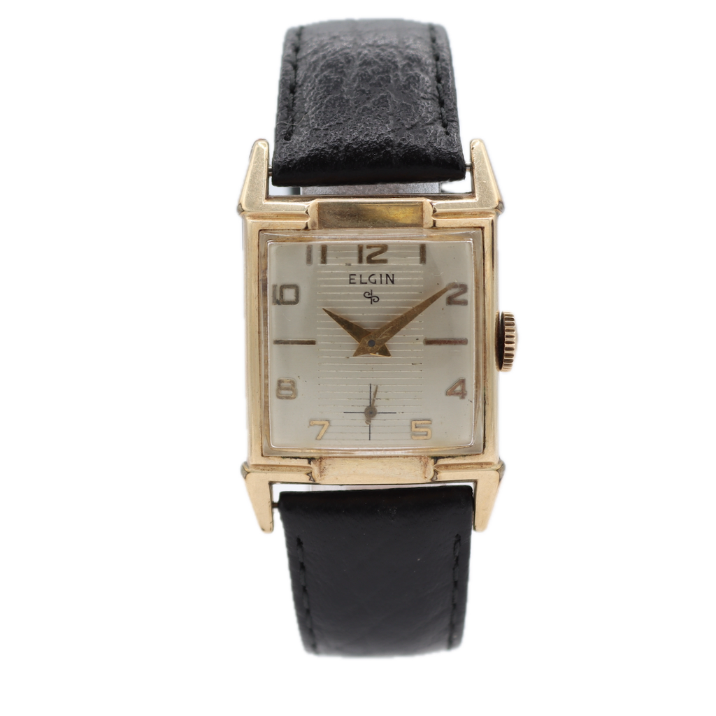 Vintage Elgin 9511 Caldwell 17 Jewel Men's Mechanical Wristwatch 712 USA 10k RGP