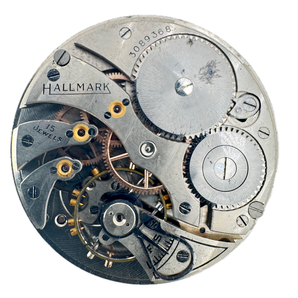 Antique 14s Hallmark 15 Jewel Mechanical Pocket Watch Movement Illinois 503