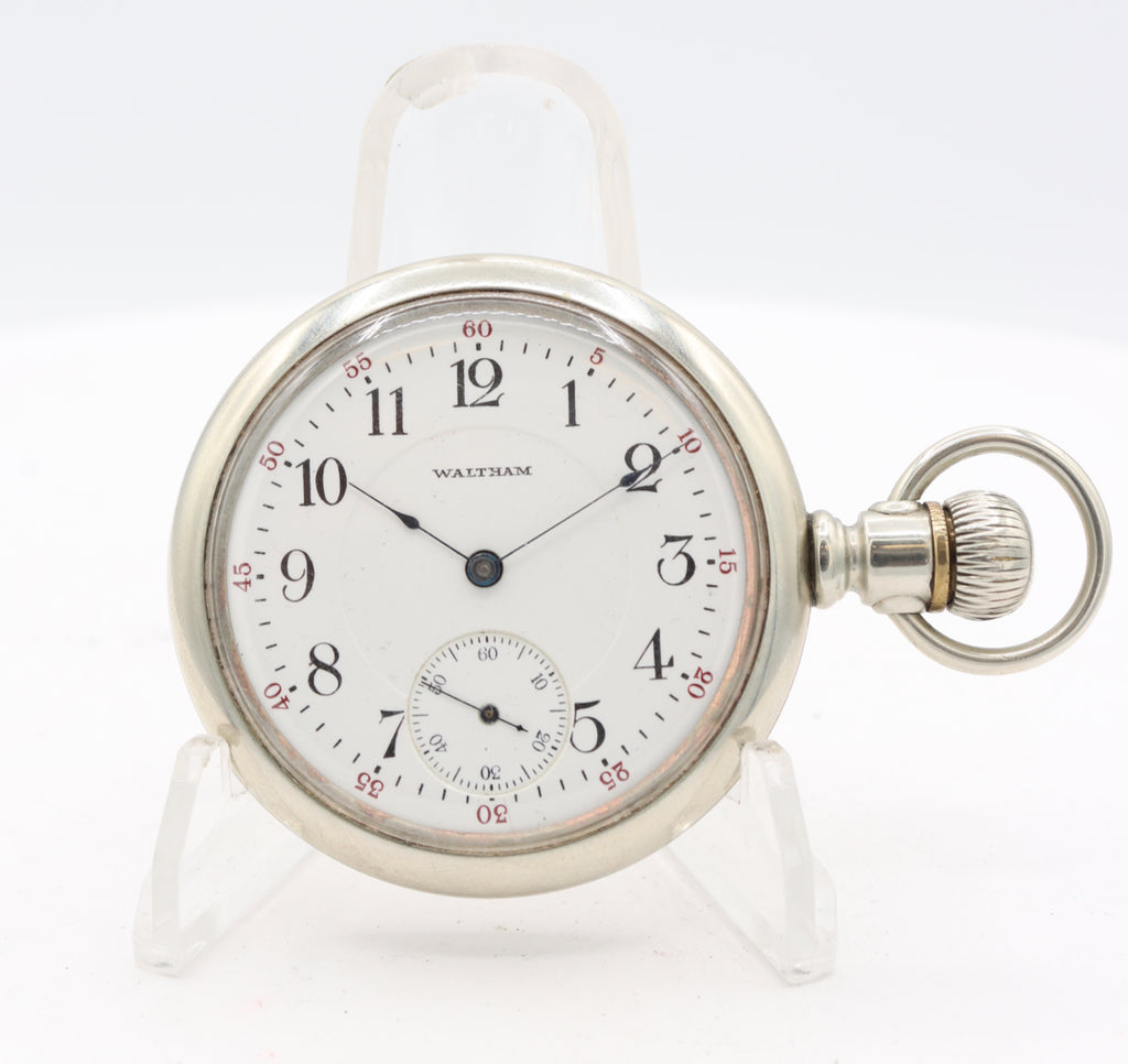 Antique 16s 1913 Waltham Swingout 17 Jewel Hunter Config. Pocket Watch 625