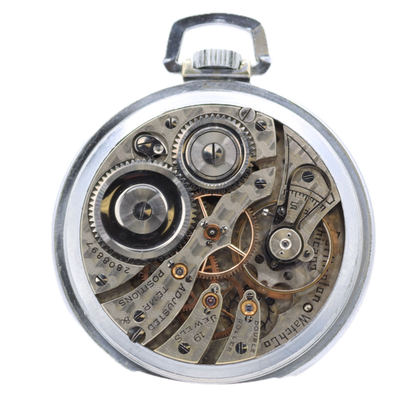 Antique 18s 1915 Burlington 19 Jewel Mechanical Open Face Pocket Watch 274
