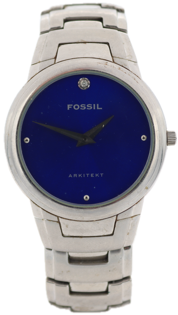 Vintage Fossil FS-3004 Diamond Blue Arkitekt Men's Quartz