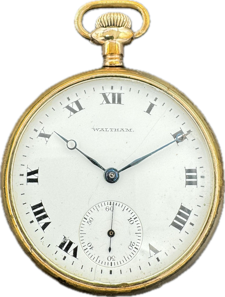 Antique 16S Waltham Fancy 15 Jewel Mechanical Pocket Watch No. 620 Gold Filled