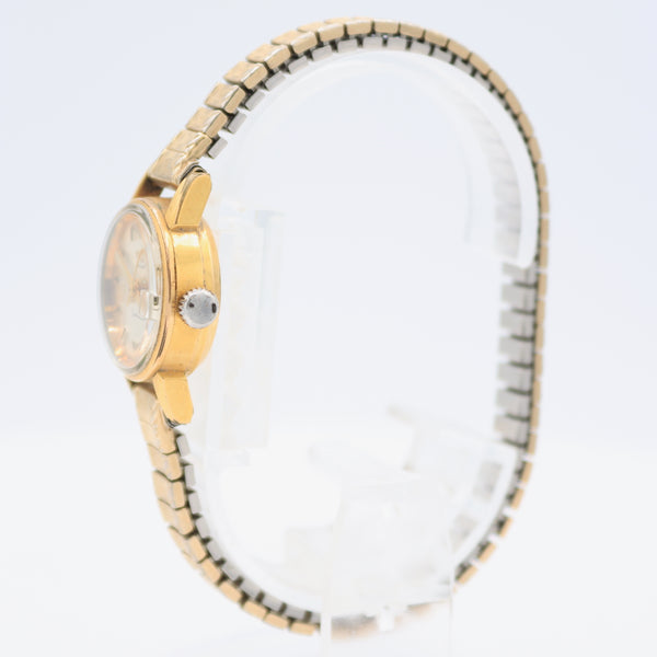 Vintage Wyler Cocktail Ladies Mechanical Wristwatch WC31 Swiss Steel & 10k RGP