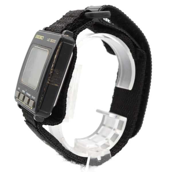 Vintage 35mm Seiko UW02-0020 UC3000 Smartwatch Men's Quartz LCD Wristwatch