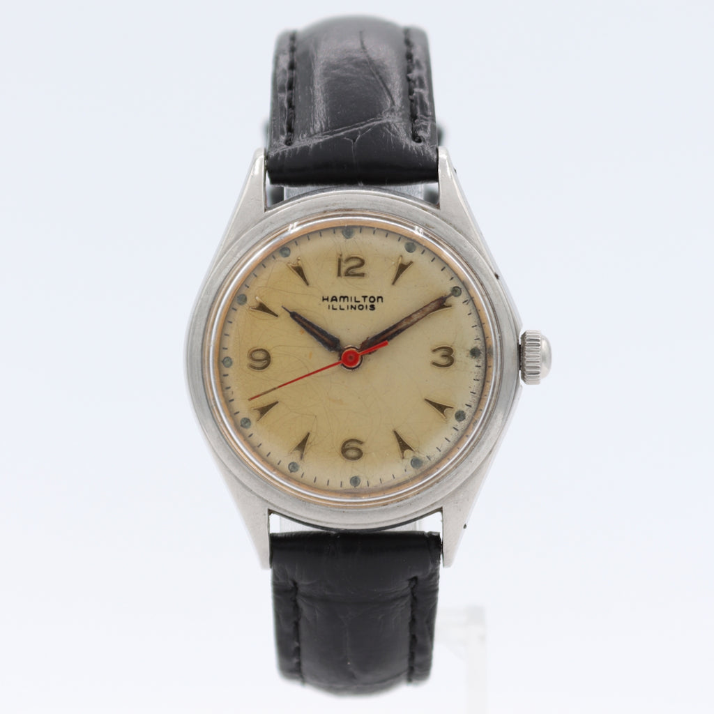 Vintage Hamilton 9515 17 Jewel Men's Mechanical Wristwatch ETA 1256 Swiss Steel