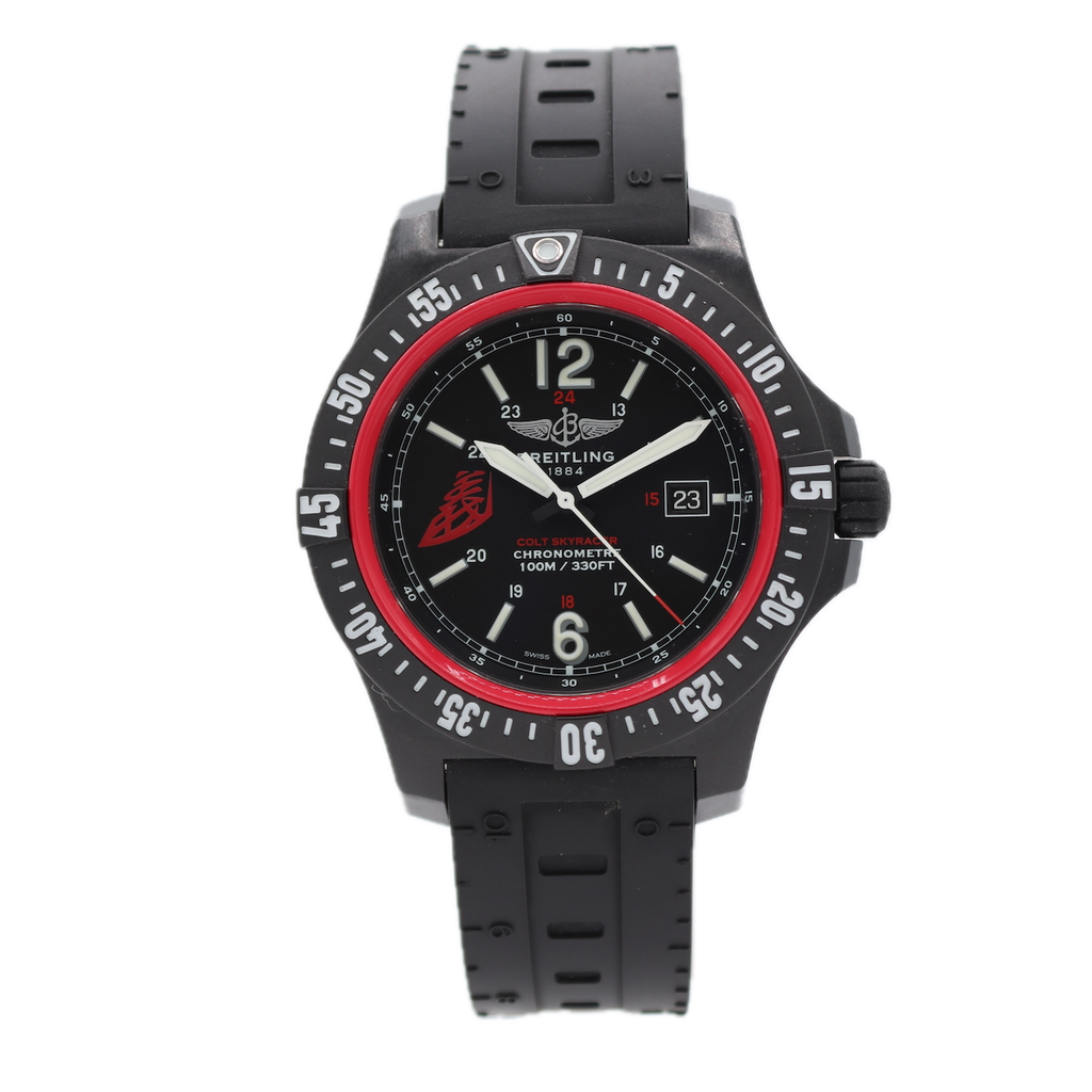 46mm Breitling Colt Skyracer Team Yoshi Muroya Men's Quartz Wristwatch With Box