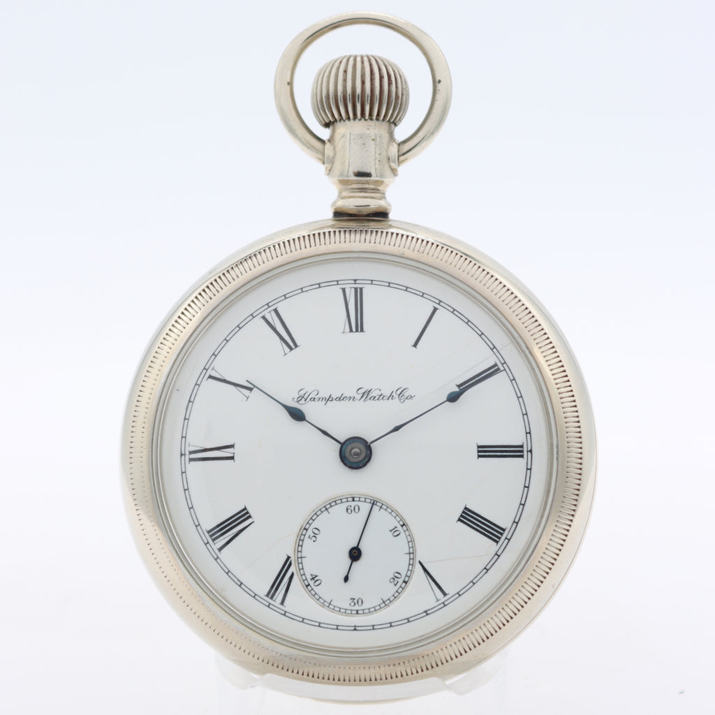 Antique 18s 1899 Hampden 15j Mechanical Pocket Watch Dueber Watch Co. Oresilver