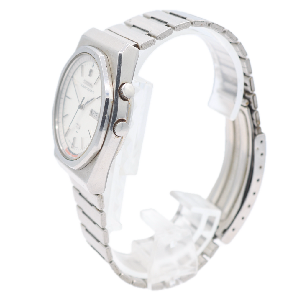 Vintage Seiko 7223-6050 SQ Alarm Day date Men's Quartz Wristwatch