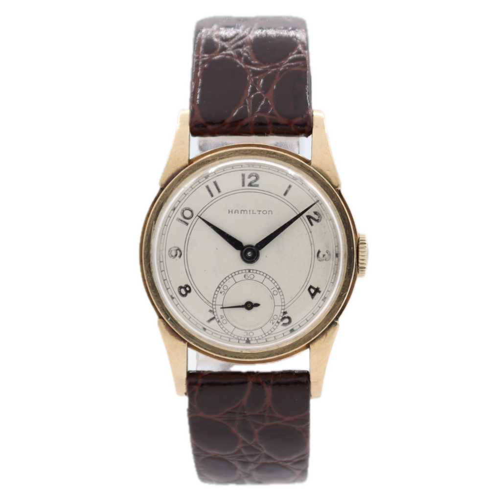 Vintage 29mm Hamilton 17 Jewel Men's Mechanical Wristwatch 987A 10k GF fRepair