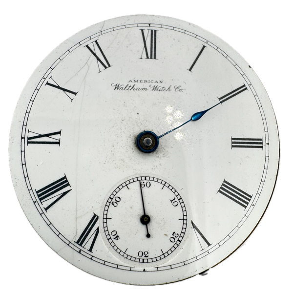 Antique 18s 1891 Waltham 7 Jewel Mechanical Hunter Pocket Watch Movement 1 USA