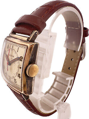 Vintage Bulova Surgeon 17 Jewel Men's Mechanical Wristwatch 10BA 10k RGP Doctors
