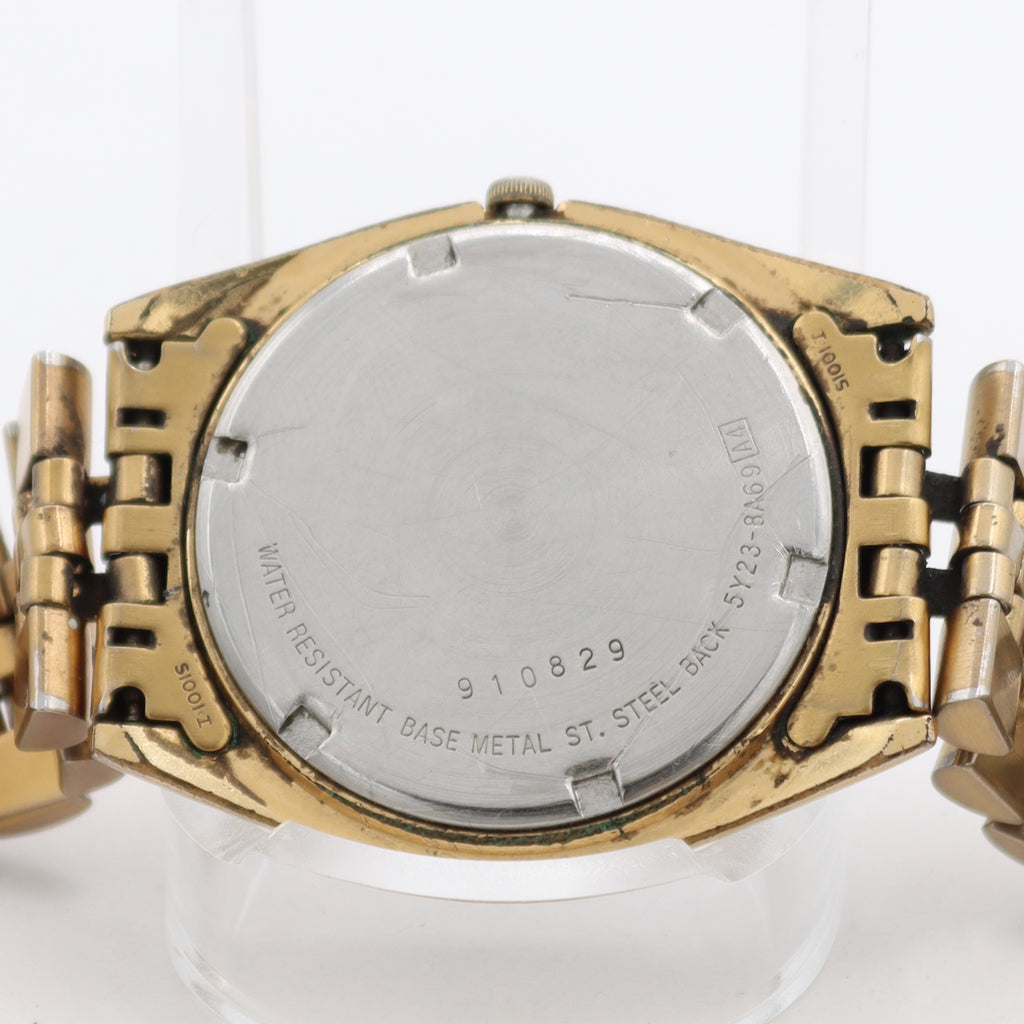 Vintage 36mm Seiko 5Y23-8A69 Day Date SQ Men's Quartz