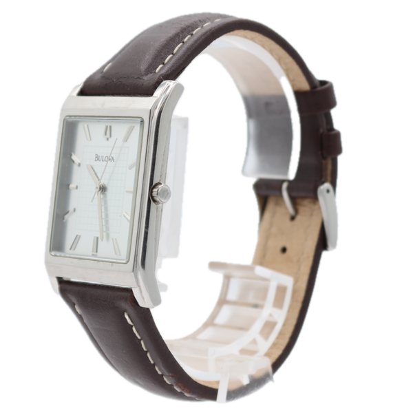 Vintage 29mm Bulova C875441 Sutton Men's Quartz Wristwatch 9T33 Japan Steel