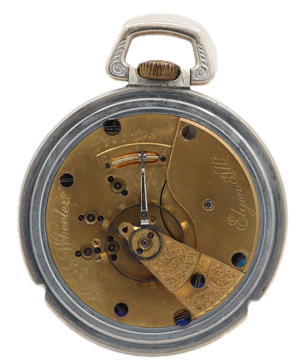 Antique 18s 1885 Elgin G.M. Wheeler Second at 9 Hunter Config. Pocket Watch 82