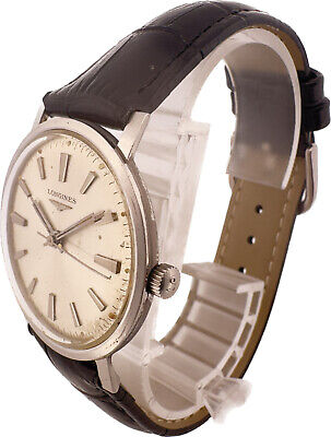 Vintage Longines 17 Jewel Men's Mechanical Wristwatch 280 Swiss Steel 2701 Runs