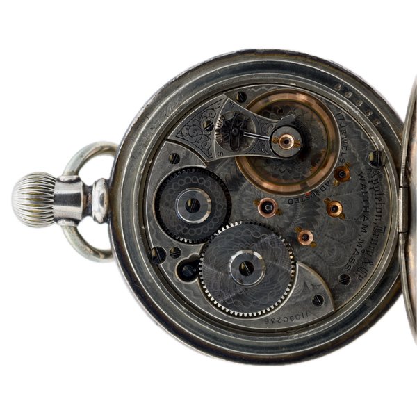 Antique 18s 1901 Appleton Tracy & Co. Pocket Watch Premier Coin Silver USA