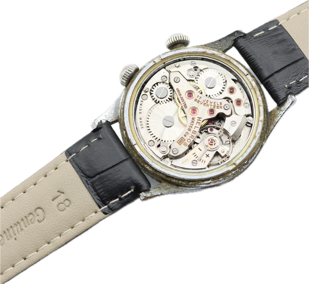 Vintage helbros alarm watch hotsell