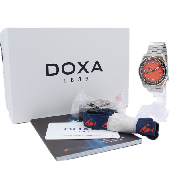 40mm Doxa 861.10.351.10 Sub 600T Professional Men's Automatic Wristwatch Steel