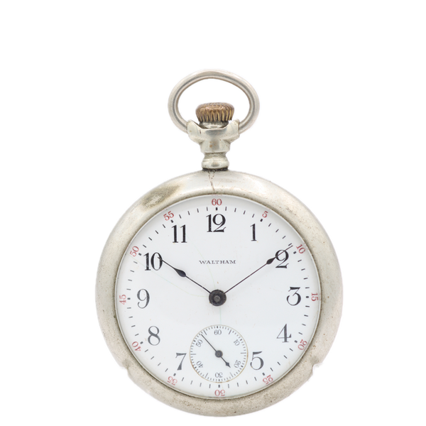 Antique 18s 1916 Waltham 15 Jewel Mechanical Pocket Watch No. 820