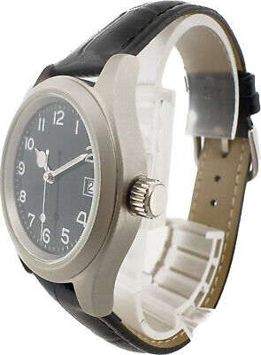 Vintage 35mm 25 Jewel Men's Automatic Wristwatch ETA 2824-2 Matte Finish w Date
