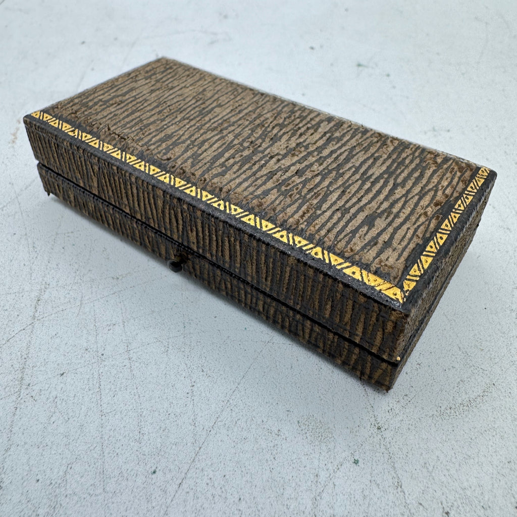 Vintage Gruen Cocktail Ladies Wristwatch Box American Leather, Felt LinedUsed
