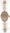 Vintage Bulova Brown Sunburst 3768