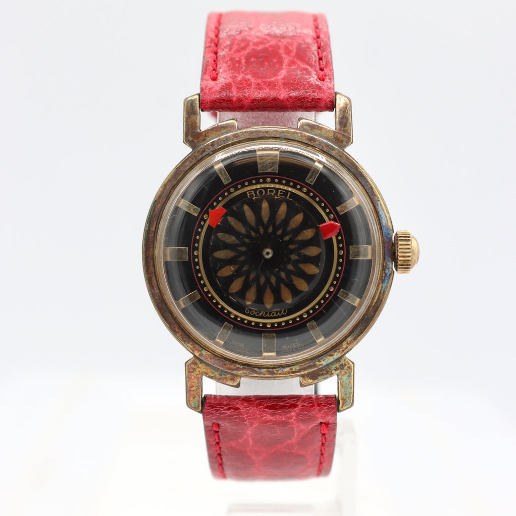Vintage 33mm Ernest Borel Cocktail Kaleidoscope Men's Automatic Wristwatch 2451