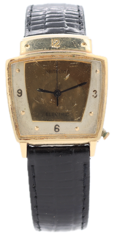 Vintage Hamilton Everest Men's Electric Wristwatch Quartz Conversion 10k GF
