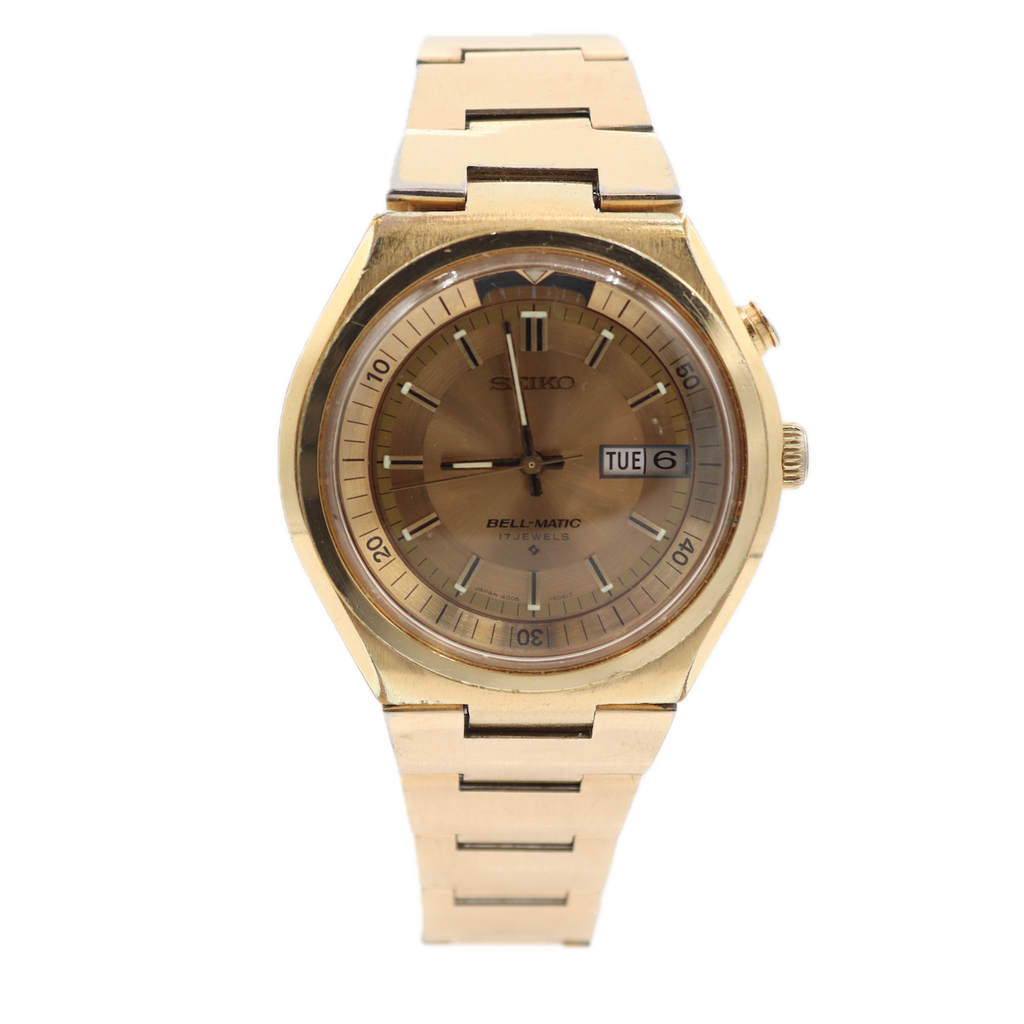 Vintage 39mm 1975 Seiko 4006 6049 Bell Matic Men s Automatic Wristwatc thewatchpreserve