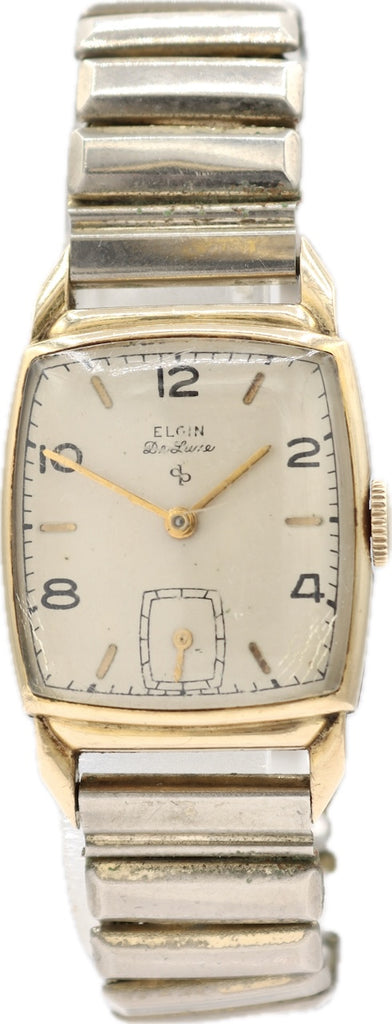 Store Vintage Elgin deluxe 10k gold filled men’s watch