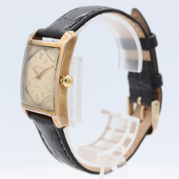 Vintage Nivada Grenchen Anarctic VI Men's Automatic Wristwatch Swiss Two Tone