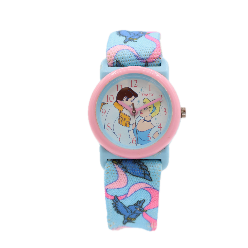 Vintage Timex Cinderella Dial Children's Quartz Wristwatch China Steel & Plastic