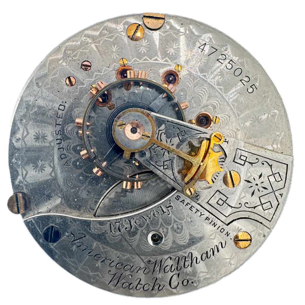 Antique 18s 1892 Waltham 15j Mechanical Hunter Pocket Watch Movement 35 USA
