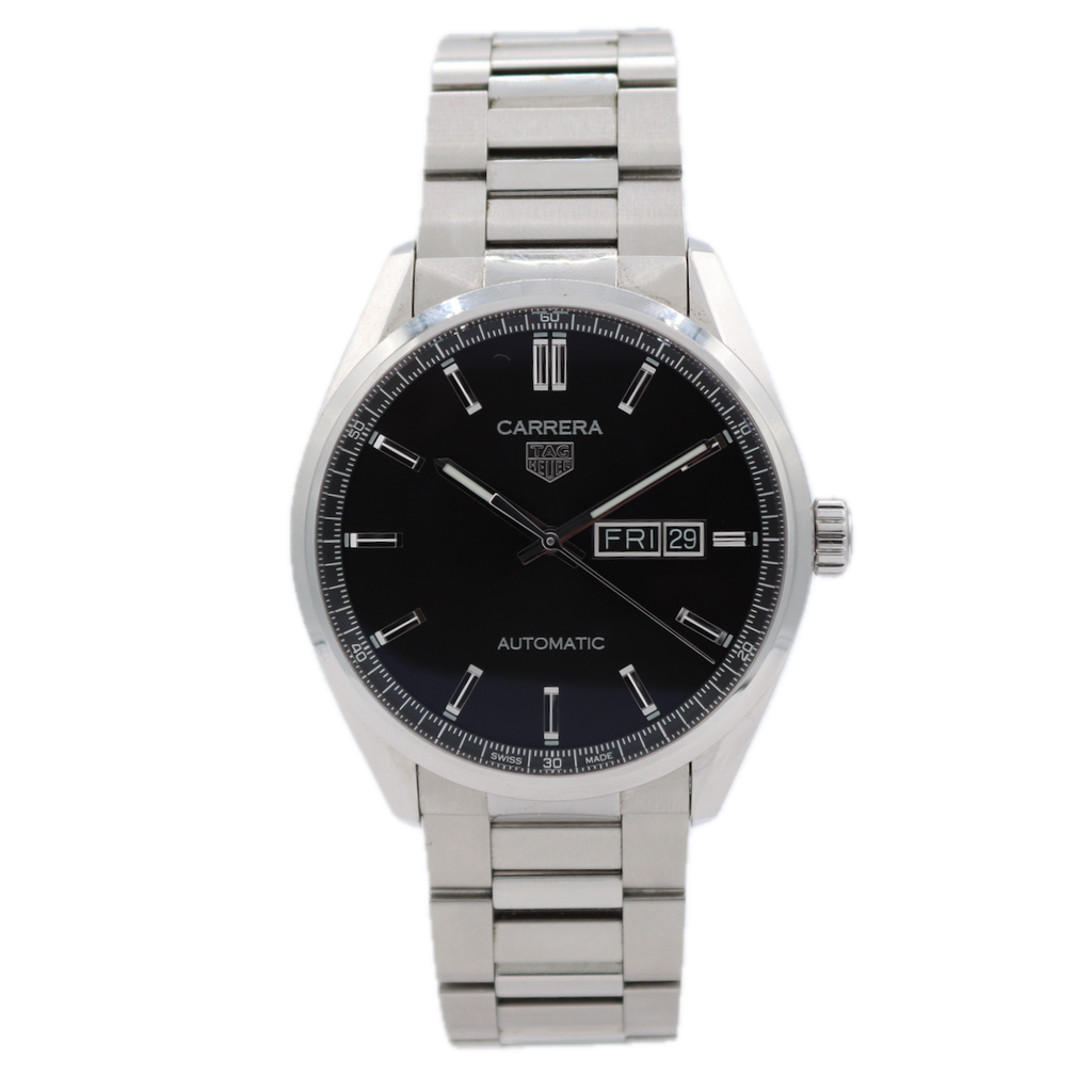 Vintage 41mm TAG Heuer WBN2010 Carrera 26j Men's Automatic Wristwatch 5 Swiss