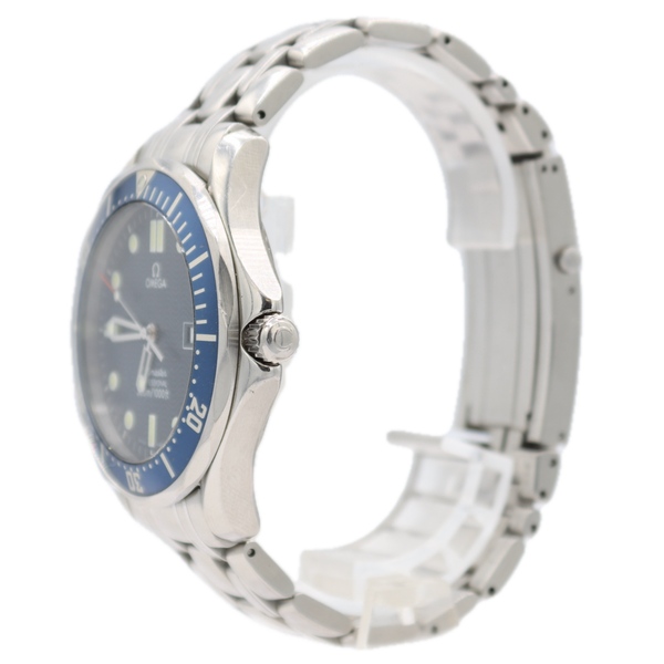 41mm Omega 196.1523 Seamaster Professional Men's Quartz Wristwatch 1538 Swiss