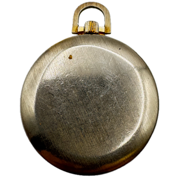 Antique Ever Swiss Skeletonized Mechanical Pocket Watch Gold Tone Swiss
