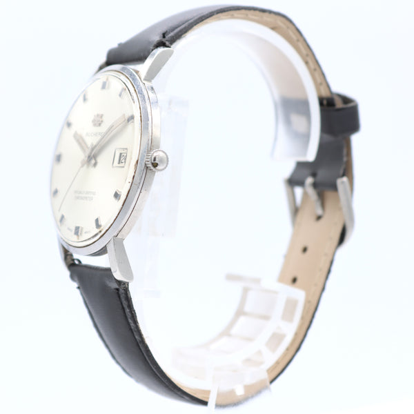 Vintage 36mm Bucherer 536A Men's Automatic Wristwatch Y513 Swiss Steel