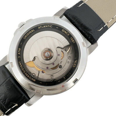 欧12” Intro Intro 7567824631 Atlantic /00250 Vintage 34mm Atlantic Skipper 25 Jewel Men's Automatic