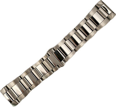 23.5mm Cartier Watch Band Stainless Steel Calibre de Cartier W7100016 Authentic