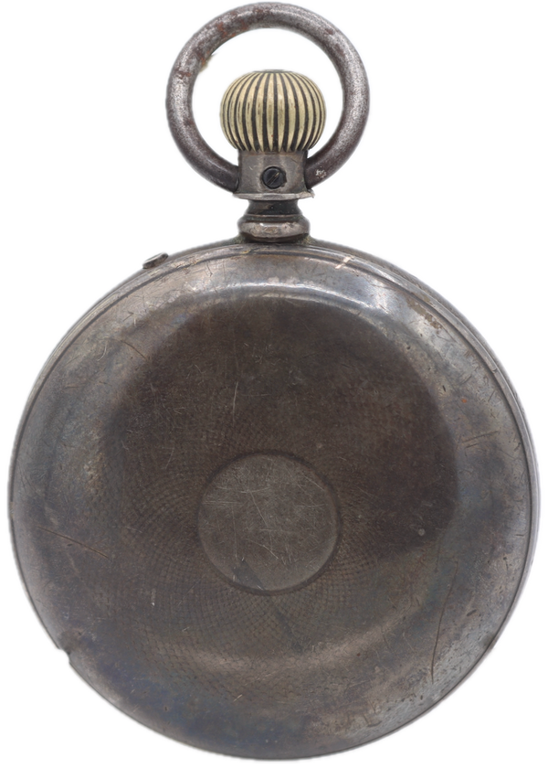 Antique 14s 1884 Waltham 7 Jewel Pocket Watch Bond St. Silver PlatedUSA