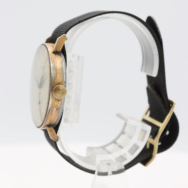 Vintage Metoda Men's Mechanical Wristwatch Swiss Made Steel & Gold Tone