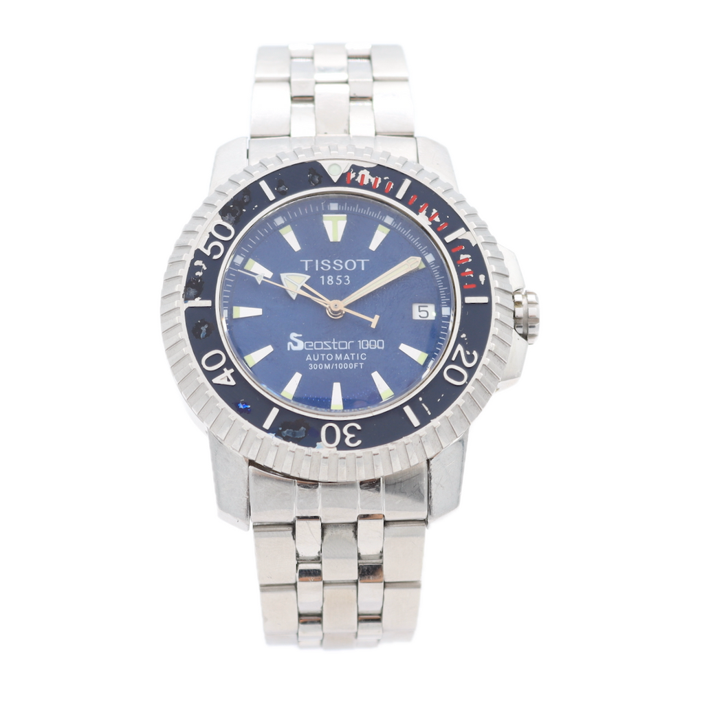 Vintage 46mm Tissot A464/564 Seastar 1000 Men's Automatic Wristwatch 2824-2 Runs