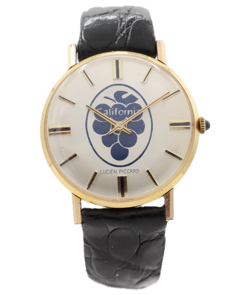 Vintage Lucien Piccard California Grape Men's Mechanical Wristwatch 7050 Swiss