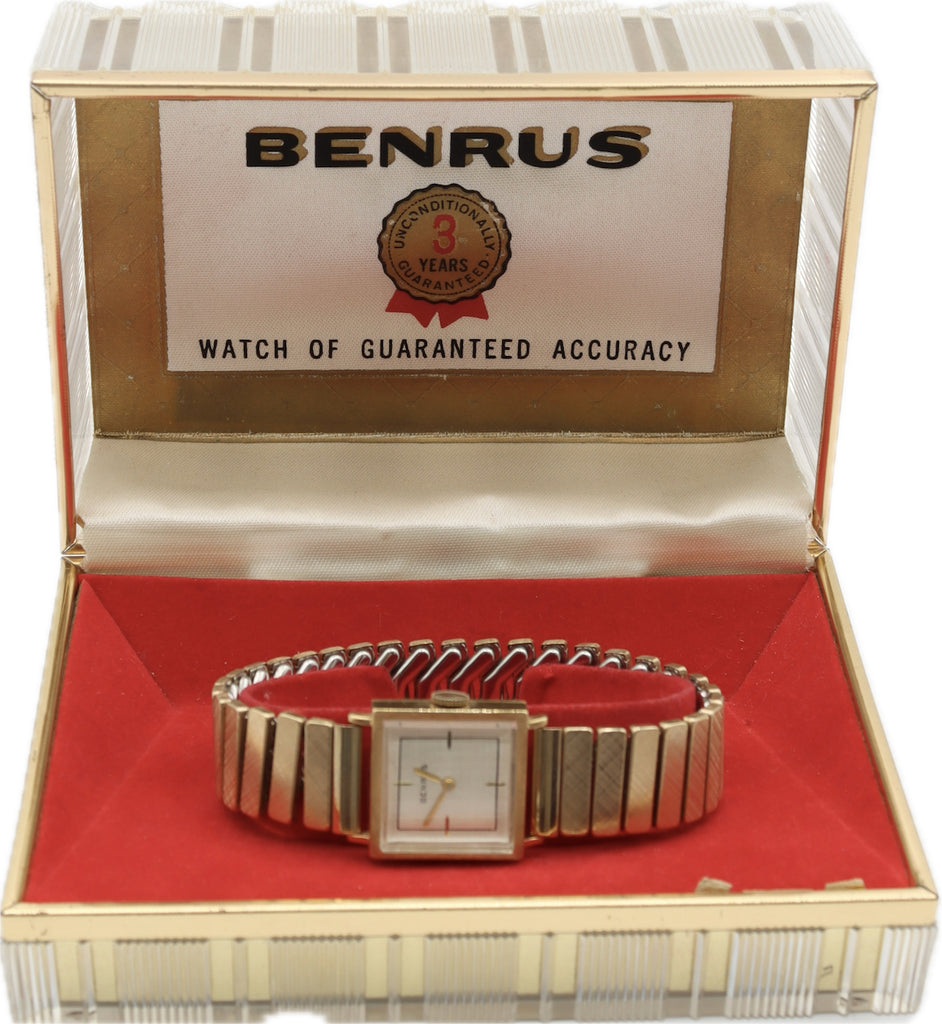 Vintage Benrus 6011 Men's Mechanical Wristwatch CZ25 10k Rolled Gold Plated