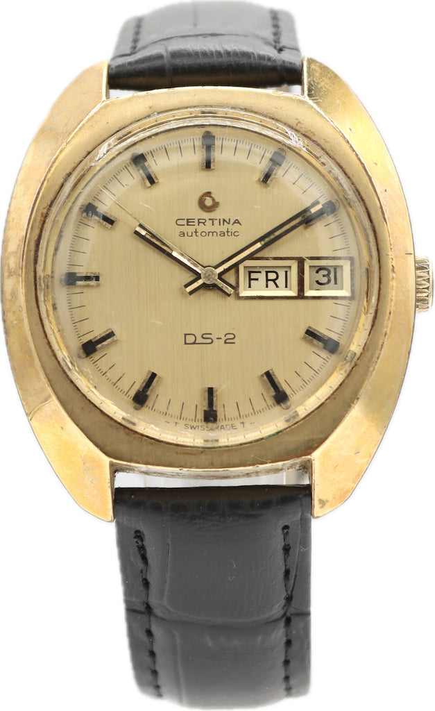 Certina vintage gold watch hotsell