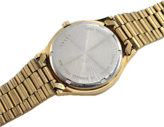AUTHENTIC PULSAR QUARTZ DAY DATE GOLDEN JAPAN MEN'S V336