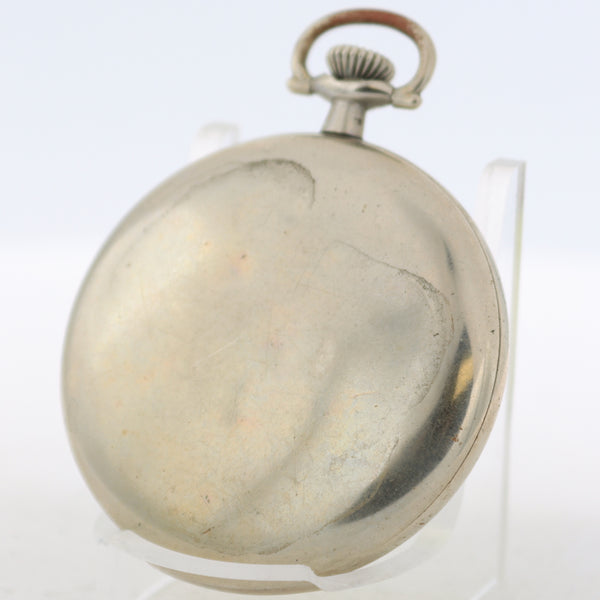 Antique 12 Size Elgin 7 Jewel Mechanical Pocket Watch 303 Silverode USA