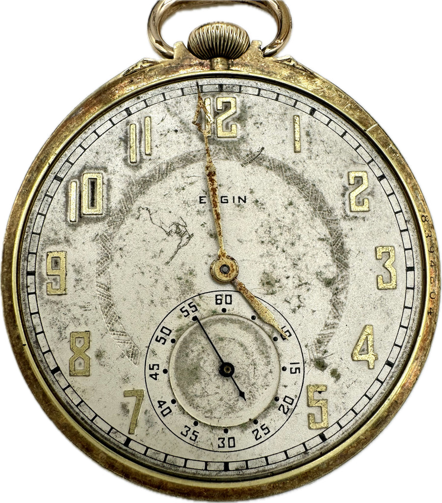 Antique 12S Elgin 17 Jewel Mechanical Pocket Watch Grade 479 14k Gold Filled