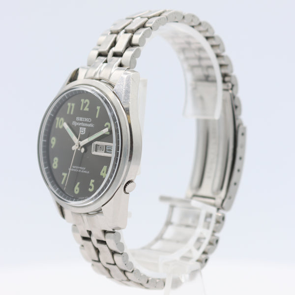 Vintage Seiko 6619-8060 Sportsmatic MACV SOG Men's Automatic Wristwatch Steel